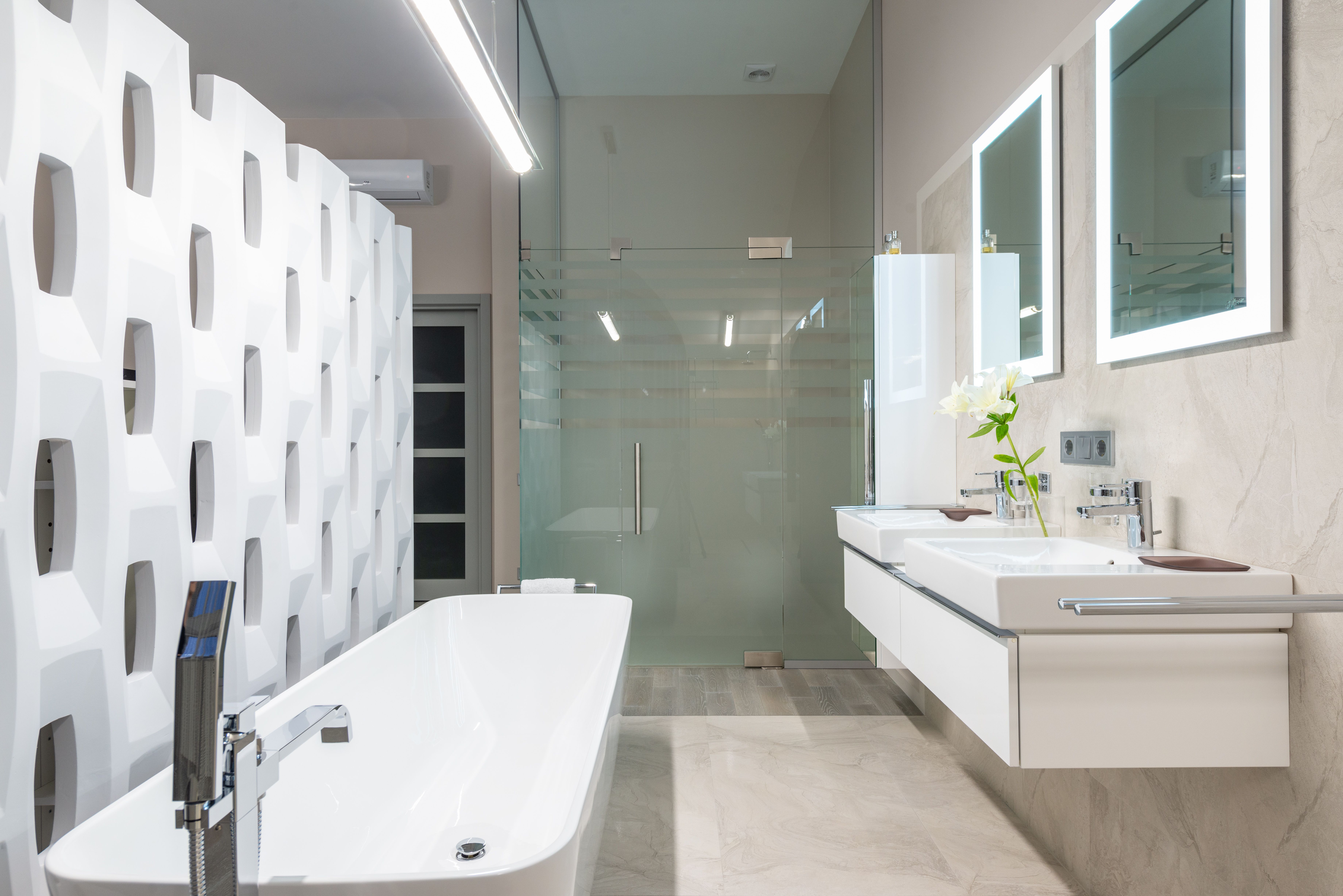 Bathroom plumbing renovation